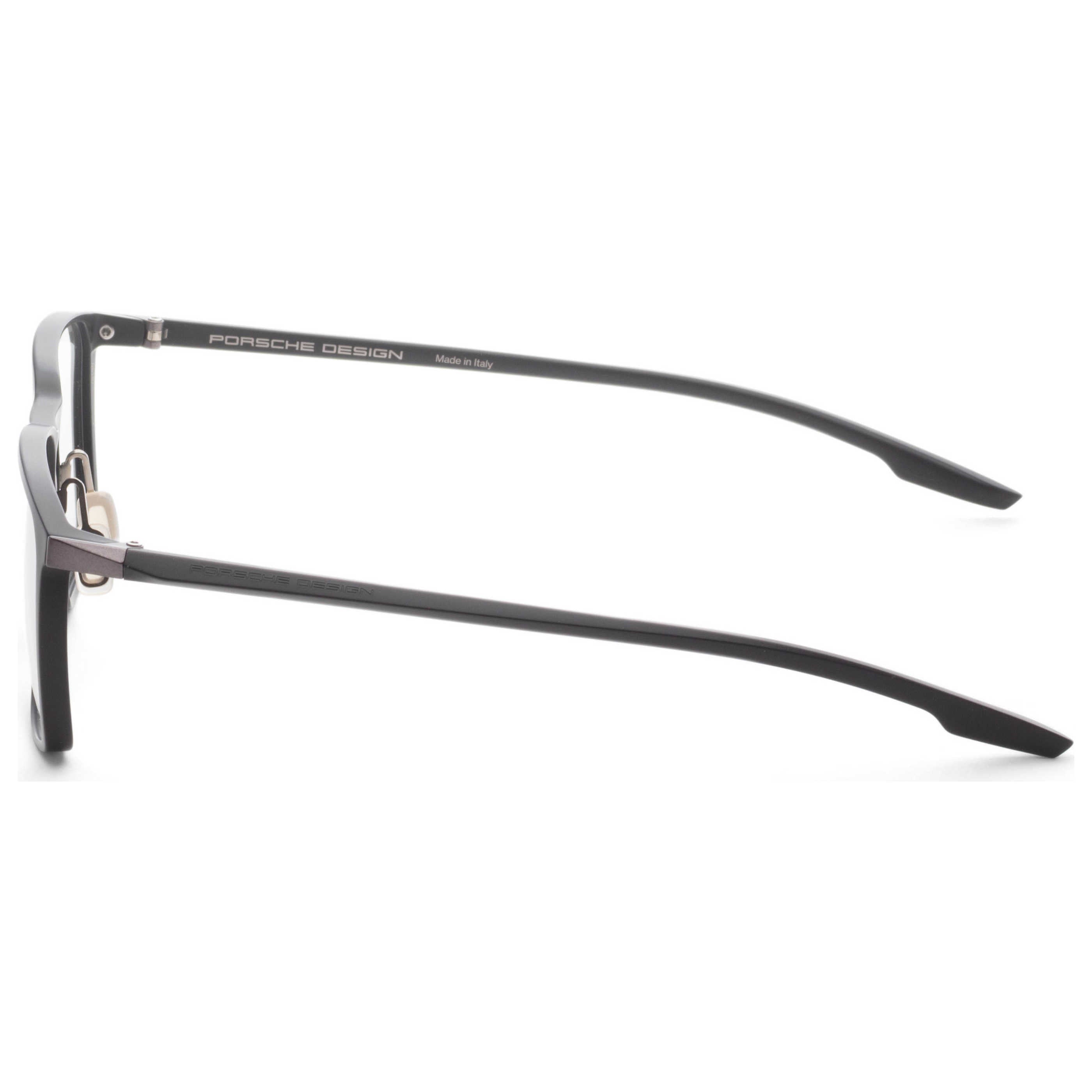 משקפי ראייה Porsche Design דגם P8732 לגברים 55 מ״מ בצבע שחור