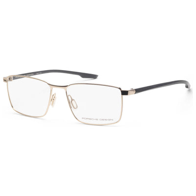 משקפי ראייה Porsche Design דגם P8733 לגברים 55 מ״מ בצבע זהב כחול כהה