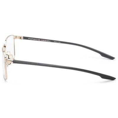 משקפי ראייה Porsche Design דגם P8733 לגברים 55 מ״מ בצבע זהב כחול כהה