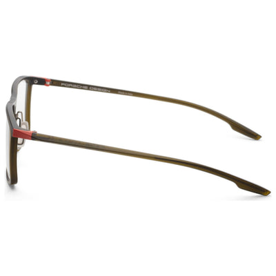 משקפי ראייה Porsche Design דגם P8738 לגברים 56 מ״מ בצבע זית