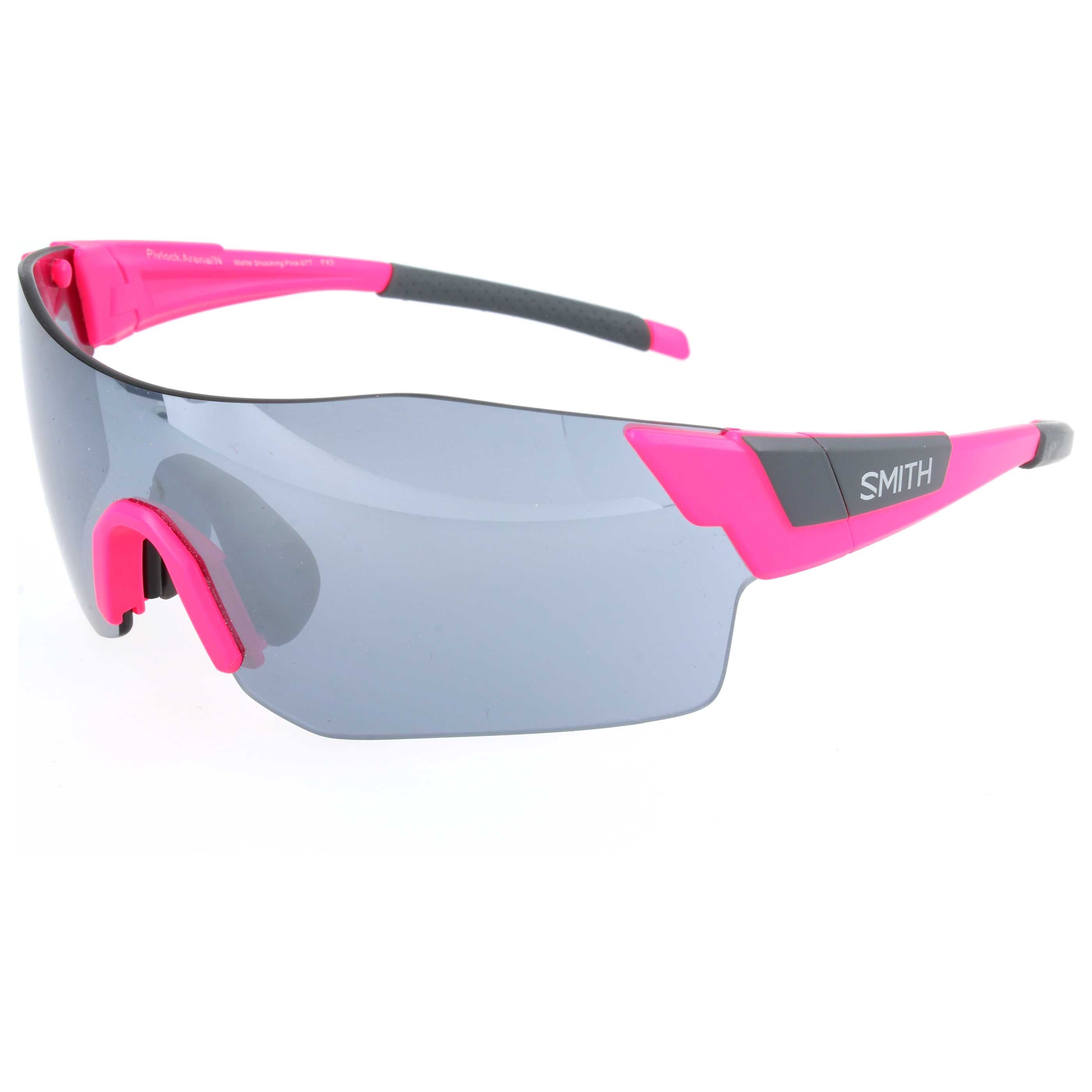 משקפי שמש Smith Optics דגם Pivlockarena יוניסקס 99 מ״מ בצבע ורוד Fluorescent