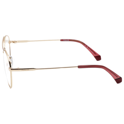 Polaroid Unisex 55 mm Gold Pink Eyeglasses PLDD513-EYR-55