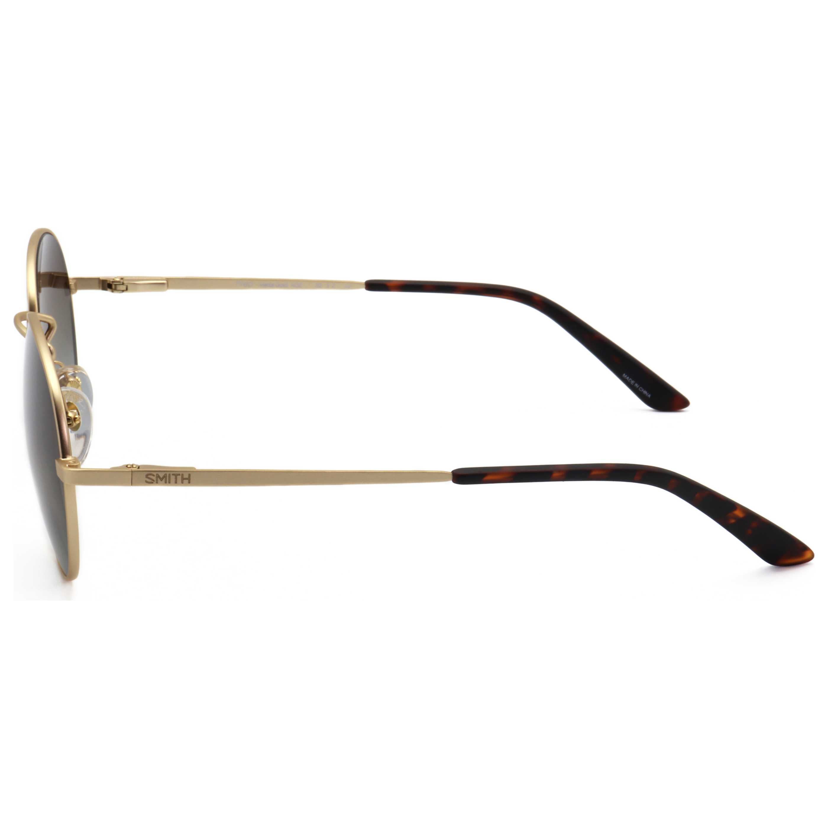 משקפי שמש Smith Optics דגם Prep יוניסקס 53 מ״מ בצבע זהב מט