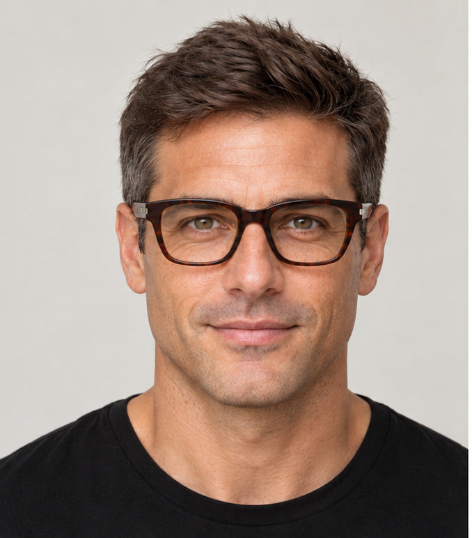 Paul Smith Men's Howitt 53mm Dark Havana Eyeglasses PS23602-230-53