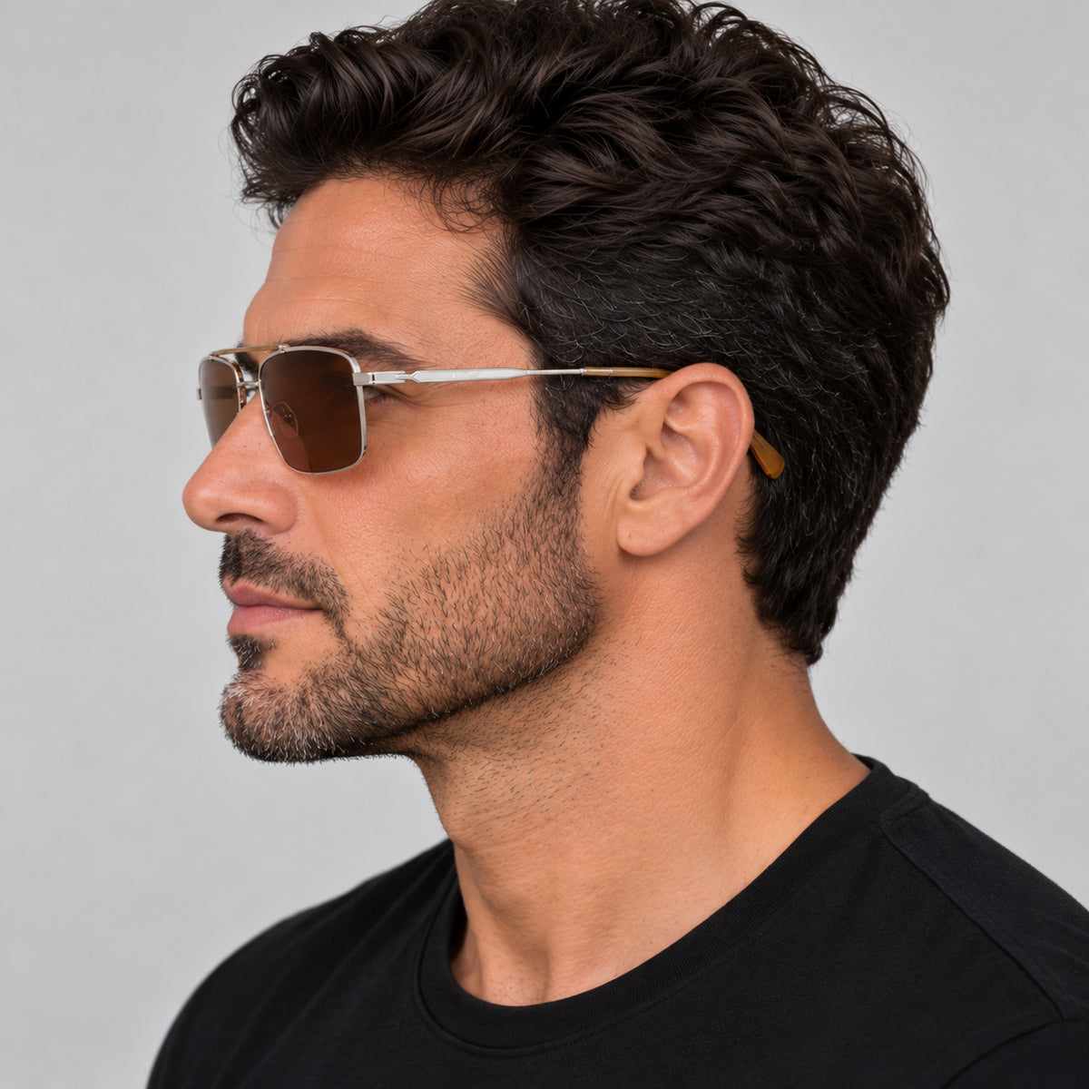 Paul Smith Men's Landor 55mm Silver Sunglasses PS24109S-006-55