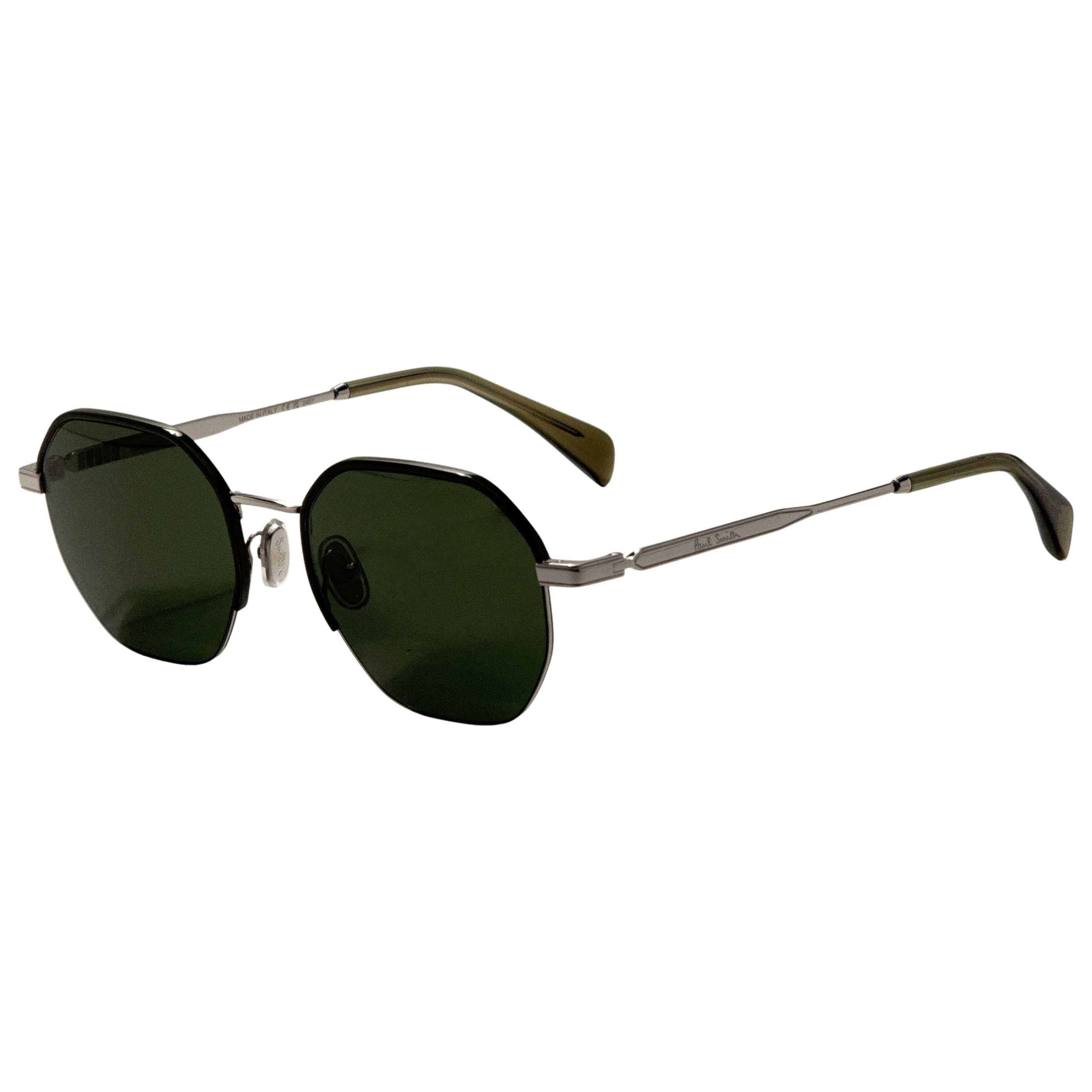 משקפי שמש Paul Smith דגם Lovell לגברים 53 מ״מ בצבע כסוף Khaki