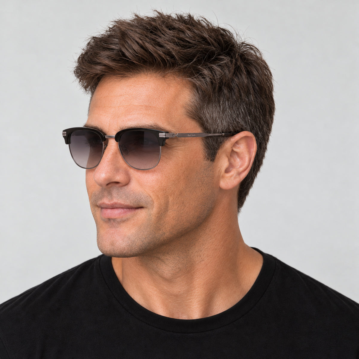 Paul Smith Men's Linden 52mm Dark Brown on Gunmetal Sunglasses PS24111S-040-52
