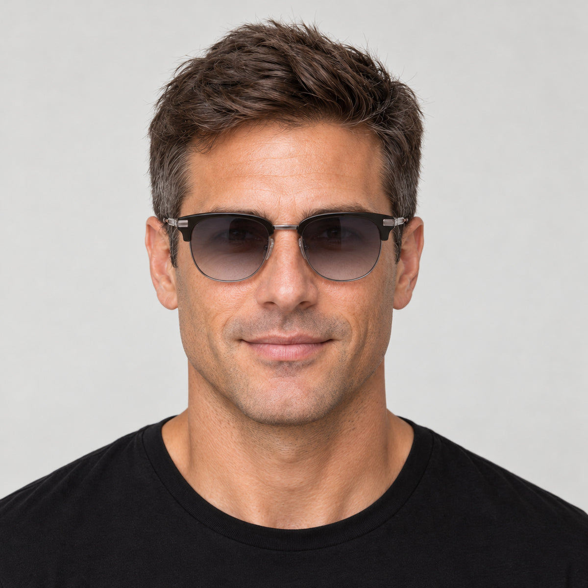 Paul Smith Men's Linden 52mm Dark Brown on Gunmetal Sunglasses PS24111S-040-52