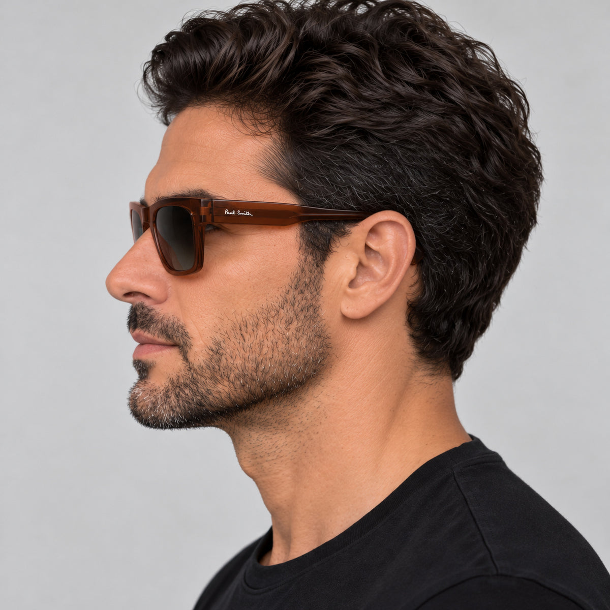Paul Smith Men's Kramer 51mm Brown Crystal Sunglasses PS24602S-210-51