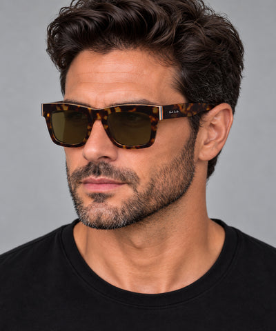 משקפי שמש Paul Smith דגם Kramer לגברים 51 מ״מ בצבע חום