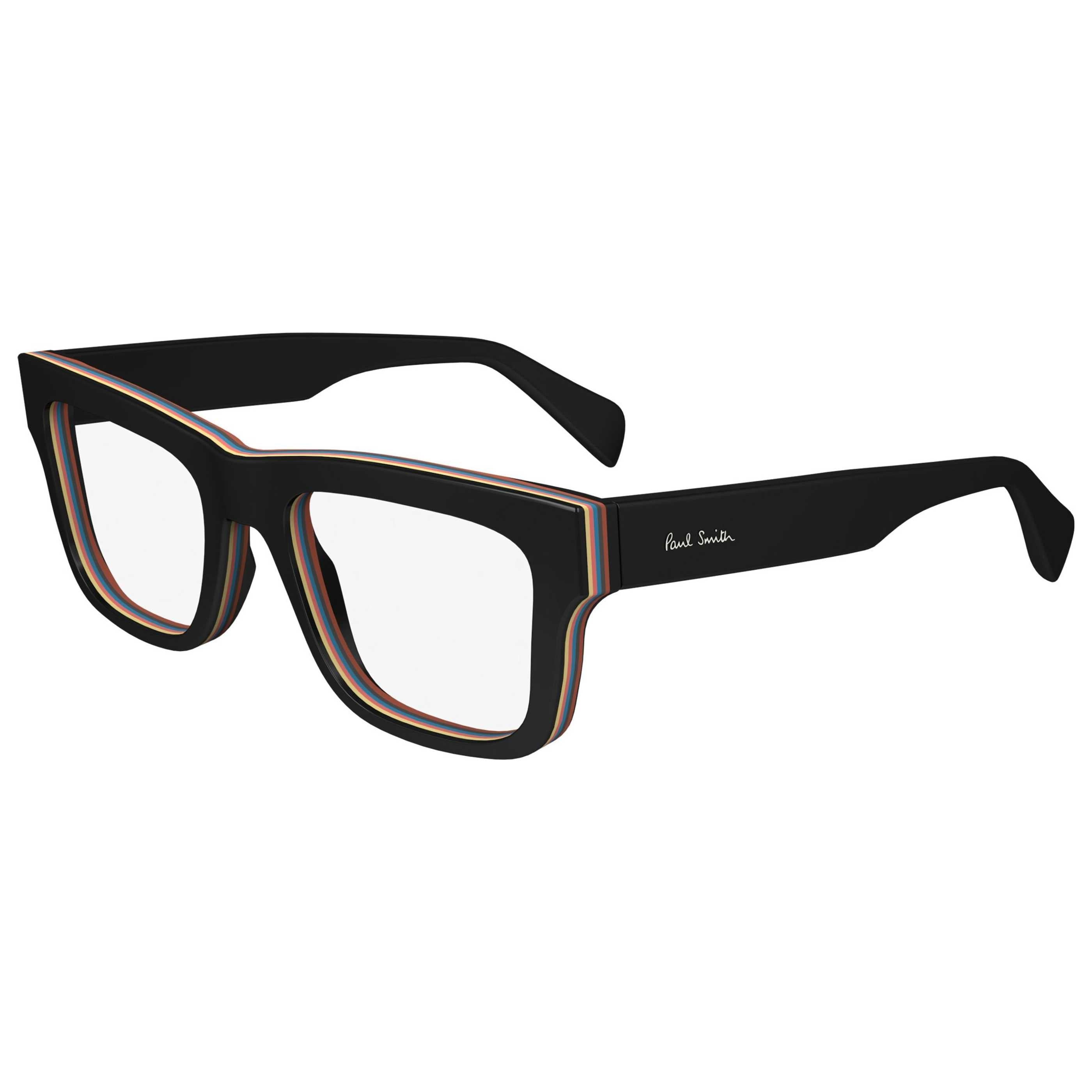 משקפי ראייה Paul Smith דגם Kimpton יוניסקס 51 מ״מ בצבע שחור Multistripes