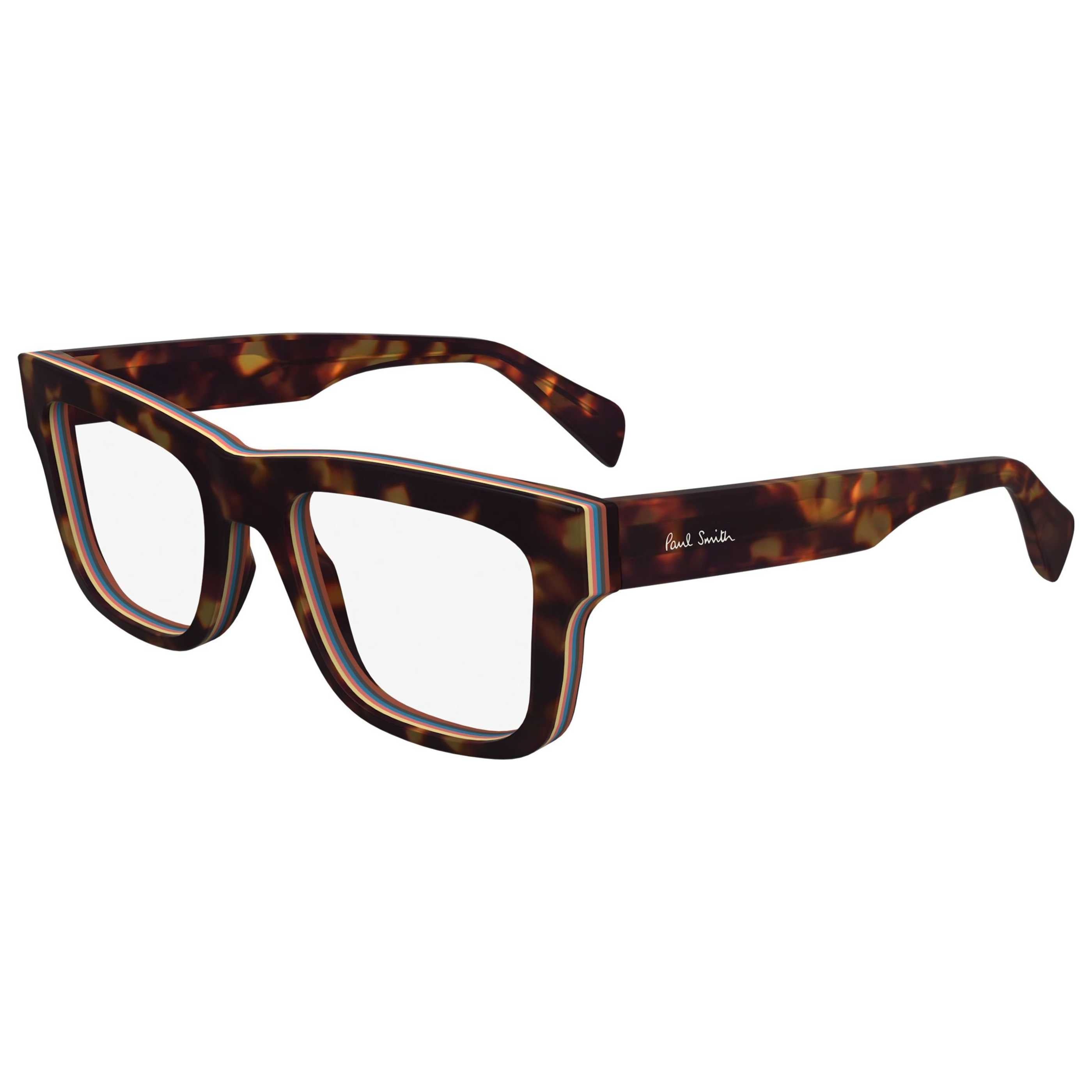 משקפי ראייה Paul Smith דגם Kimpton יוניסקס 53 מ״מ בצבע הוואנה Multistripes