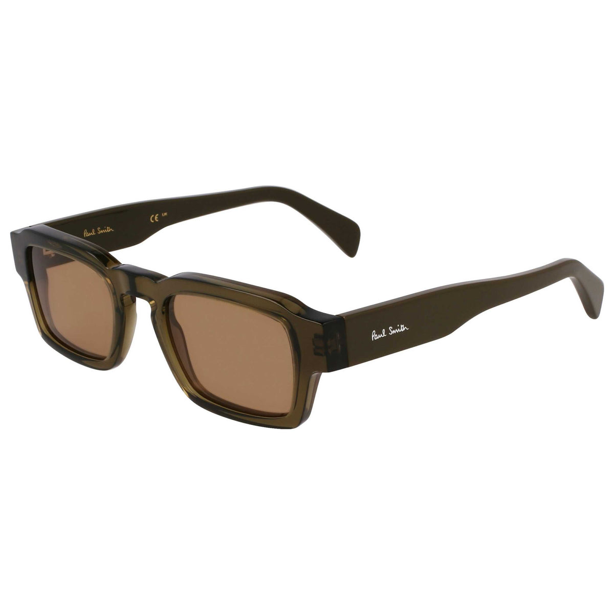 משקפי ראייה Paul Smith דגם Latimer לגברים 49 מ״מ בצבע שקוף Khaki