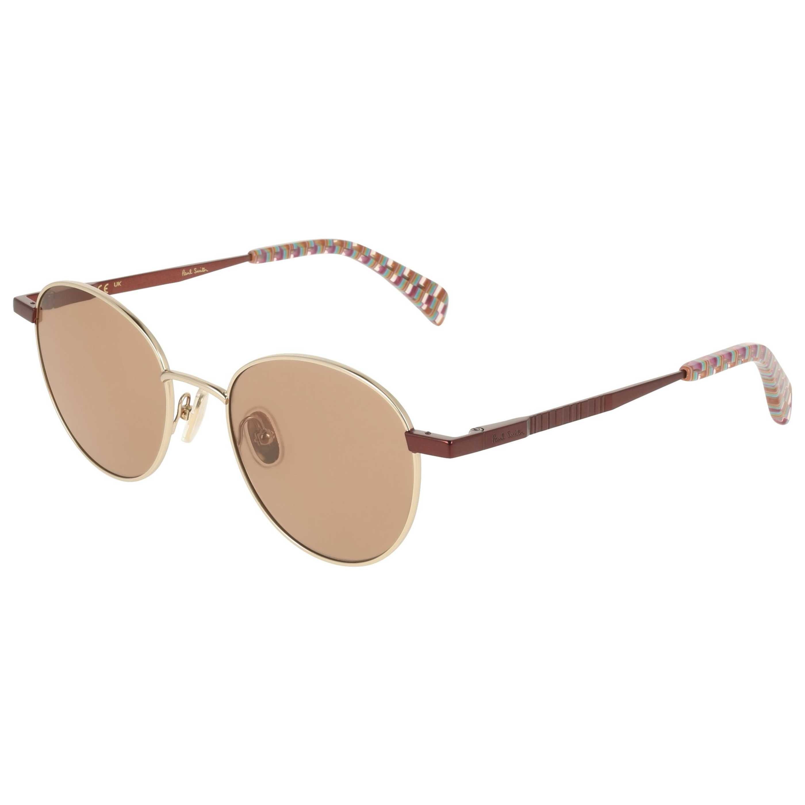 משקפי ראייה Paul Smith דגם Newall יוניסקס 52 מ״מ בצבע Semimatte Medium זהב