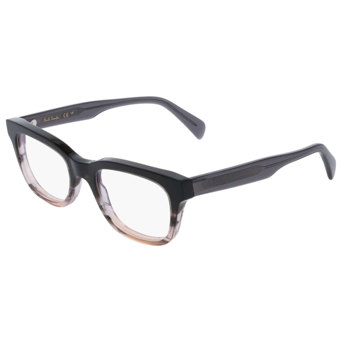 Paul Smith Unisex Meade 52mm Black Multistripes Eyeglasses PS25606-021-52