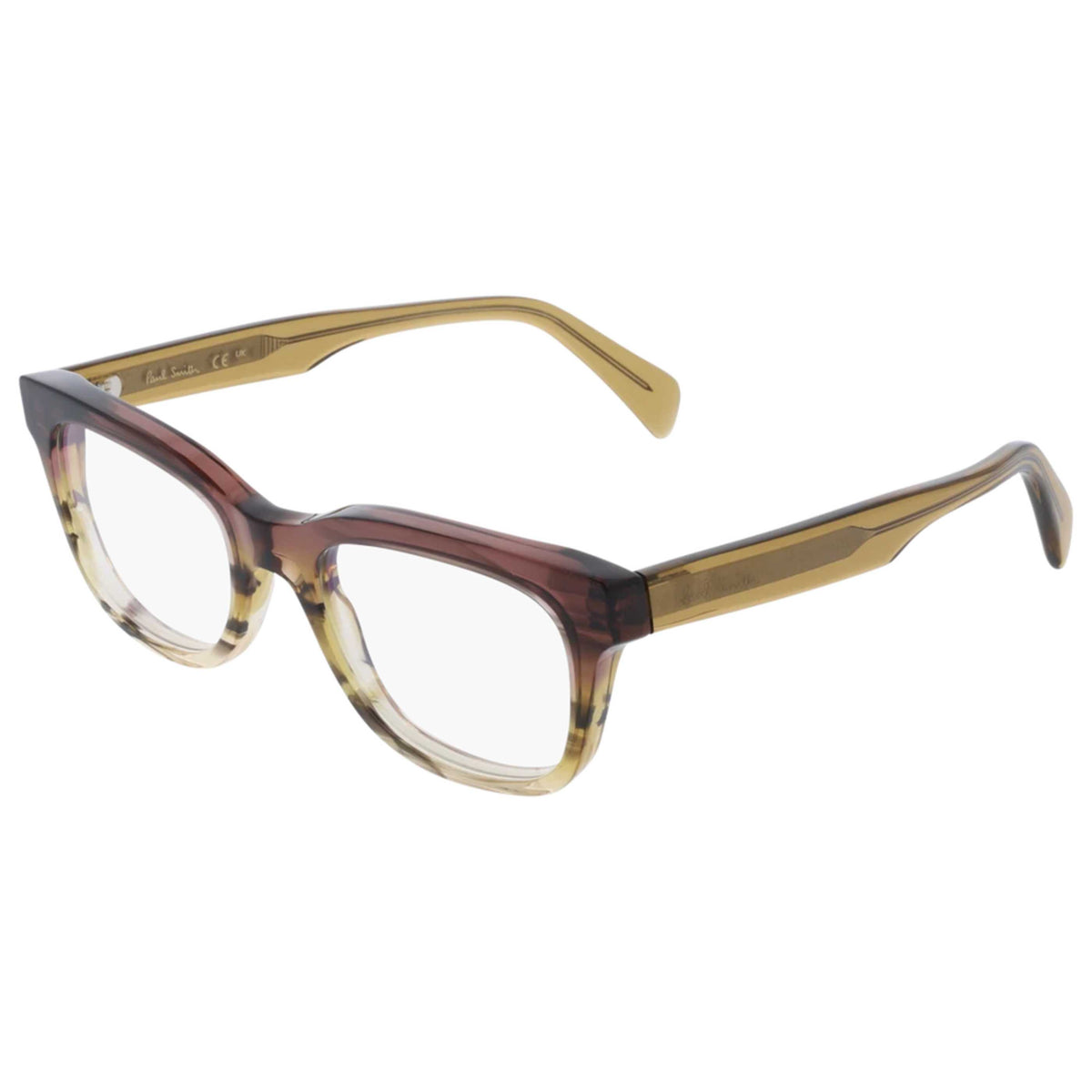 משקפי ראייה Paul Smith דגם Meade יוניסקס 52 מ״מ בצבע מפוספס Nude