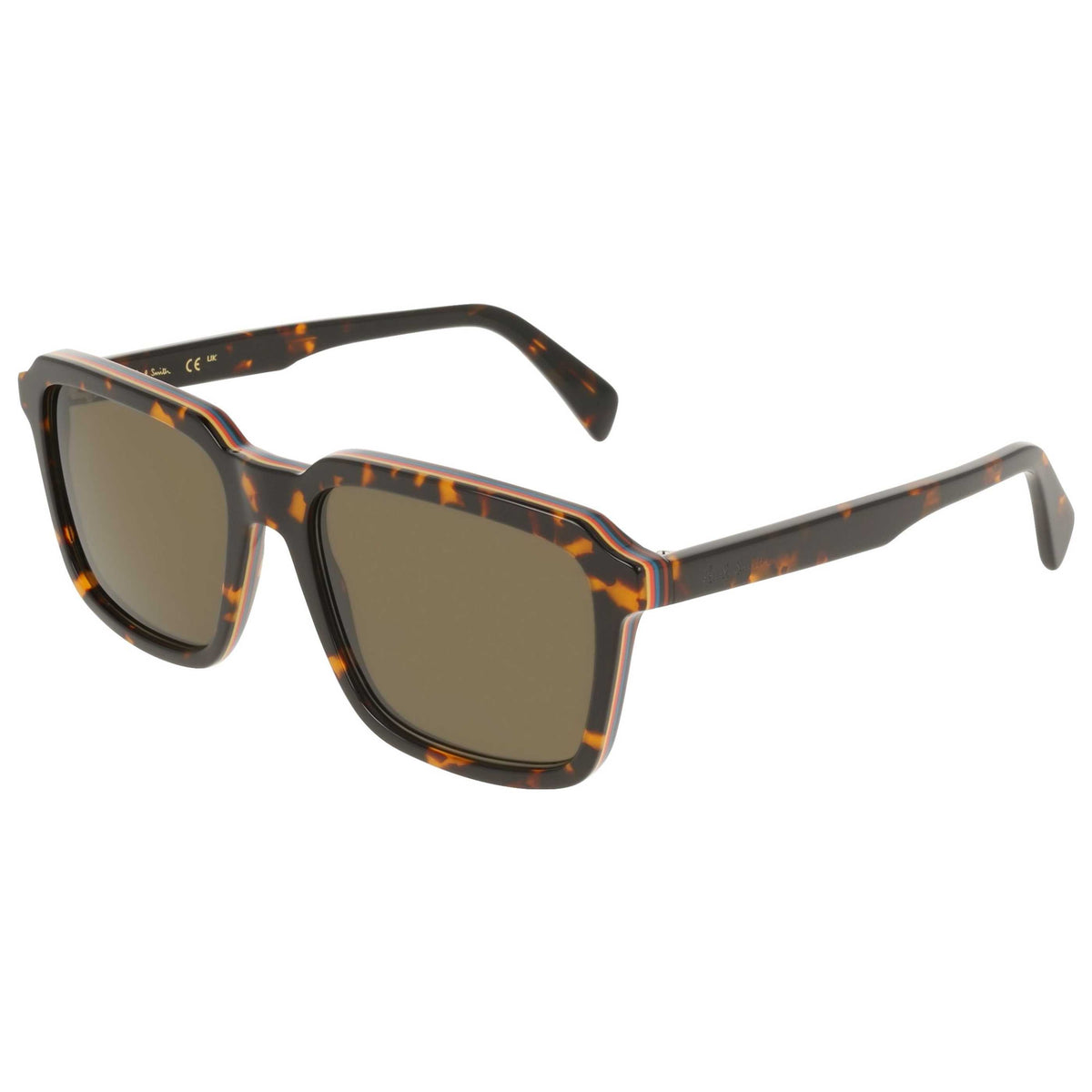 משקפי ראייה Paul Smith דגם Newington לגברים 57 מ״מ בצבע הוואנה Multistripes
