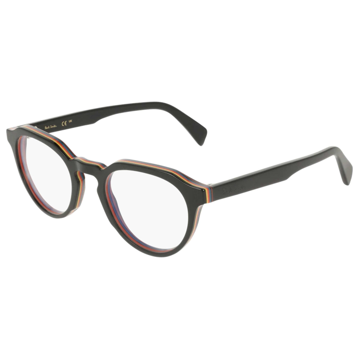 Paul Smith Unisex Noyna 50mm Black Multistripes Sunglasses PS25622-001-50