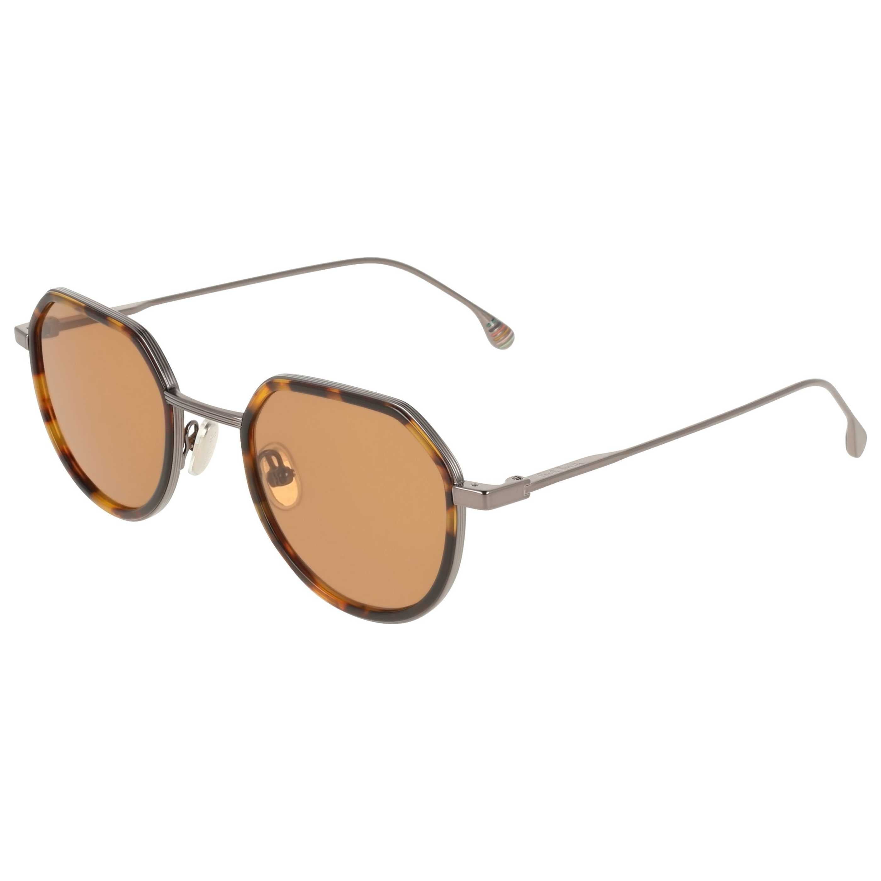 משקפי ראייה Paul Smith דגם Pinnell יוניסקס 50 מ״מ בצבע Dark אפור מטאלי הוואנה