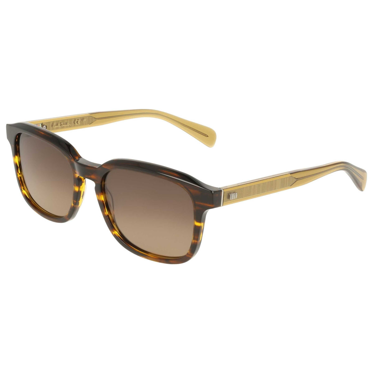 משקפי ראייה Paul Smith דגם Parfett לגברים 55 מ״מ בצבע שקוף Striped חום