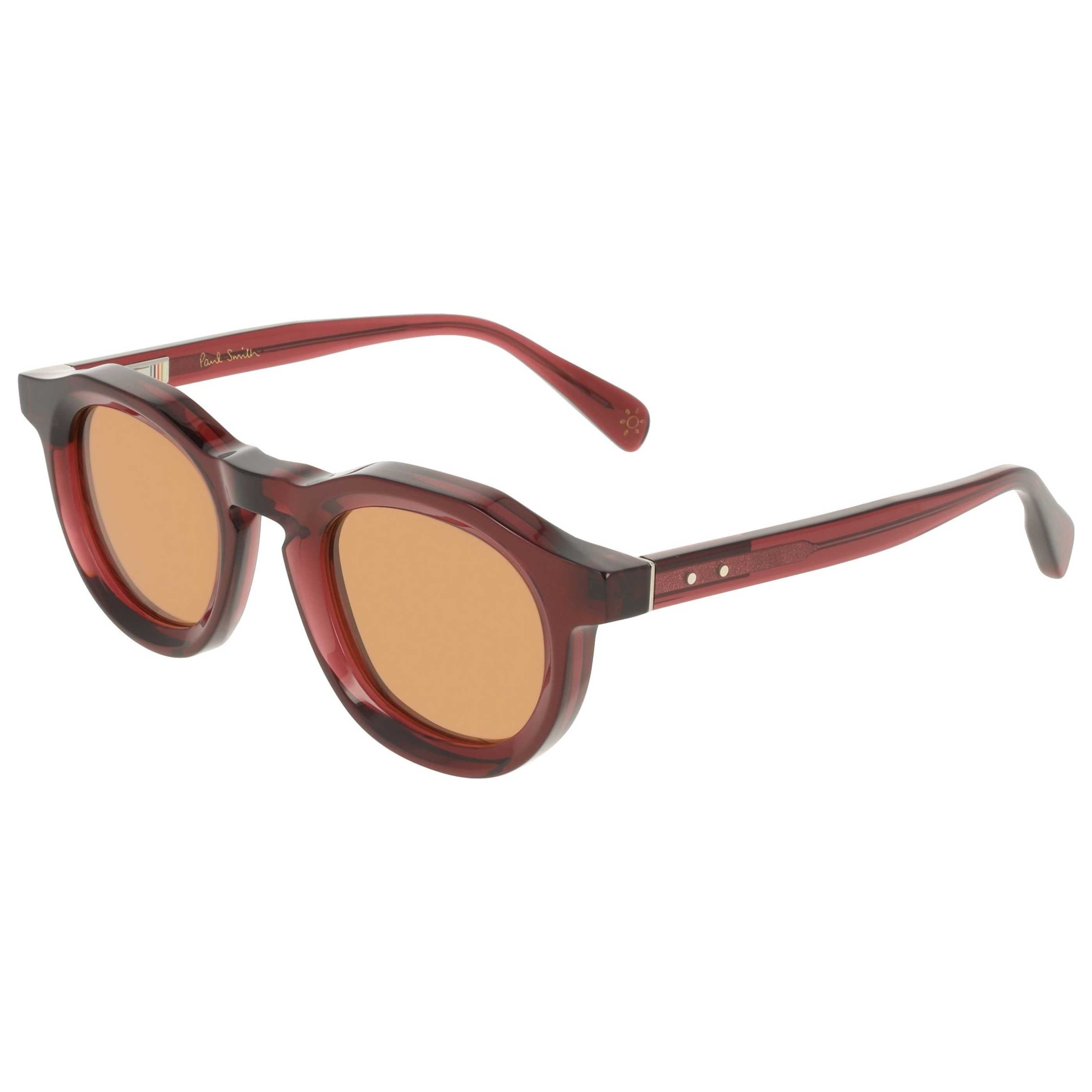 משקפי ראייה Paul Smith דגם Pedley יוניסקס 48 מ״מ בצבע שקוף Burgundy