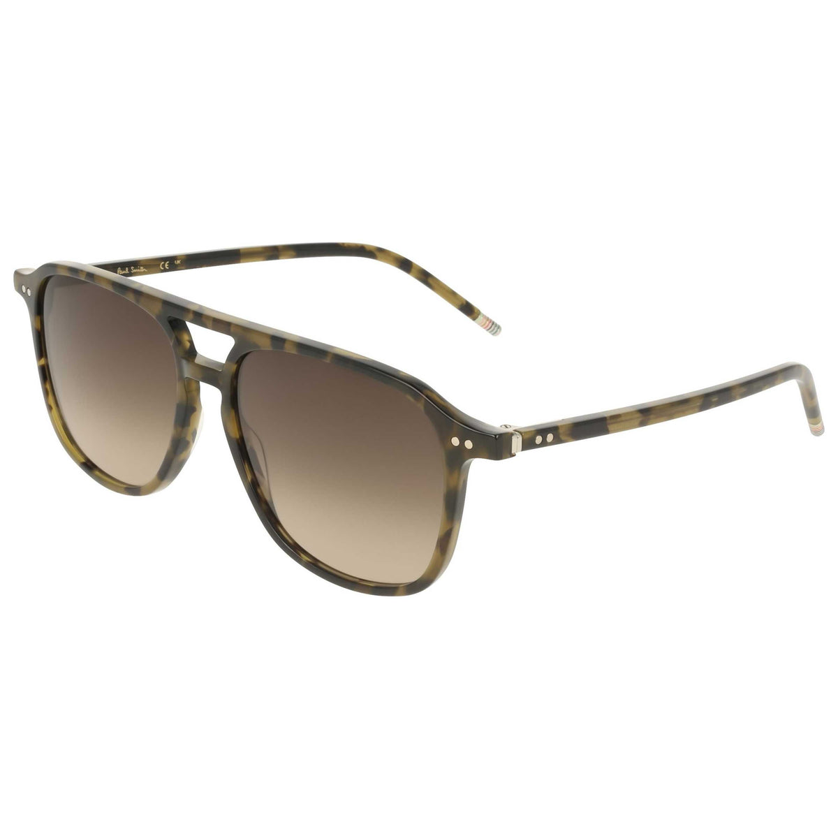 משקפי ראייה Paul Smith דגם Priestley לגברים 57 מ״מ בצבע Khaki הוואנה