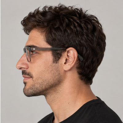Paul Smith Men's Porchester 54mm Transparent Grey Rose Eyeglasses PS26604-020-54