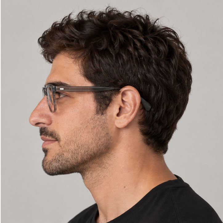 Paul Smith Men's Porchester 54mm Transparent Grey Rose Eyeglasses PS26604-020-54