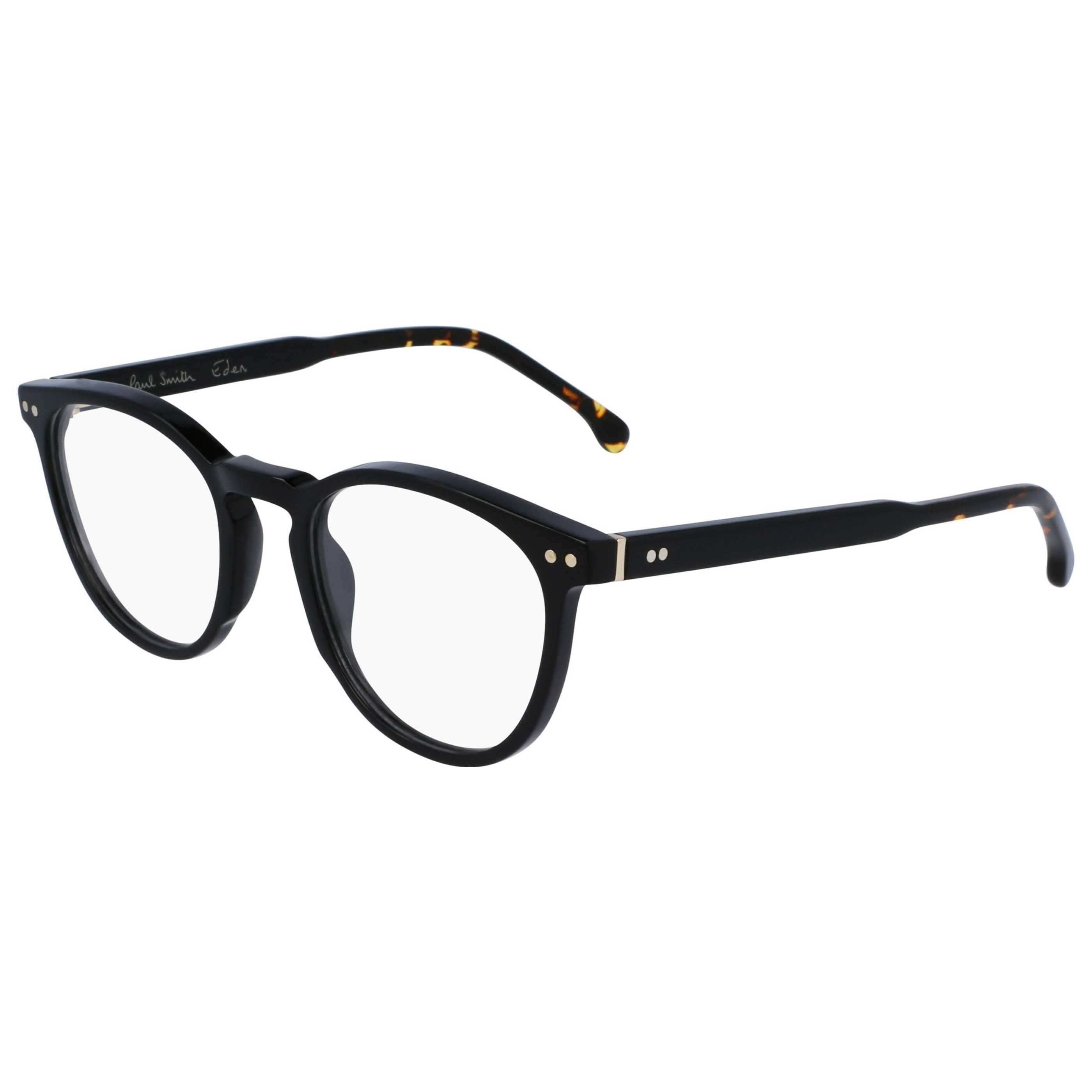 משקפי ראייה Paul Smith דגם Eden יוניסקס 50 מ״מ בצבע שחור