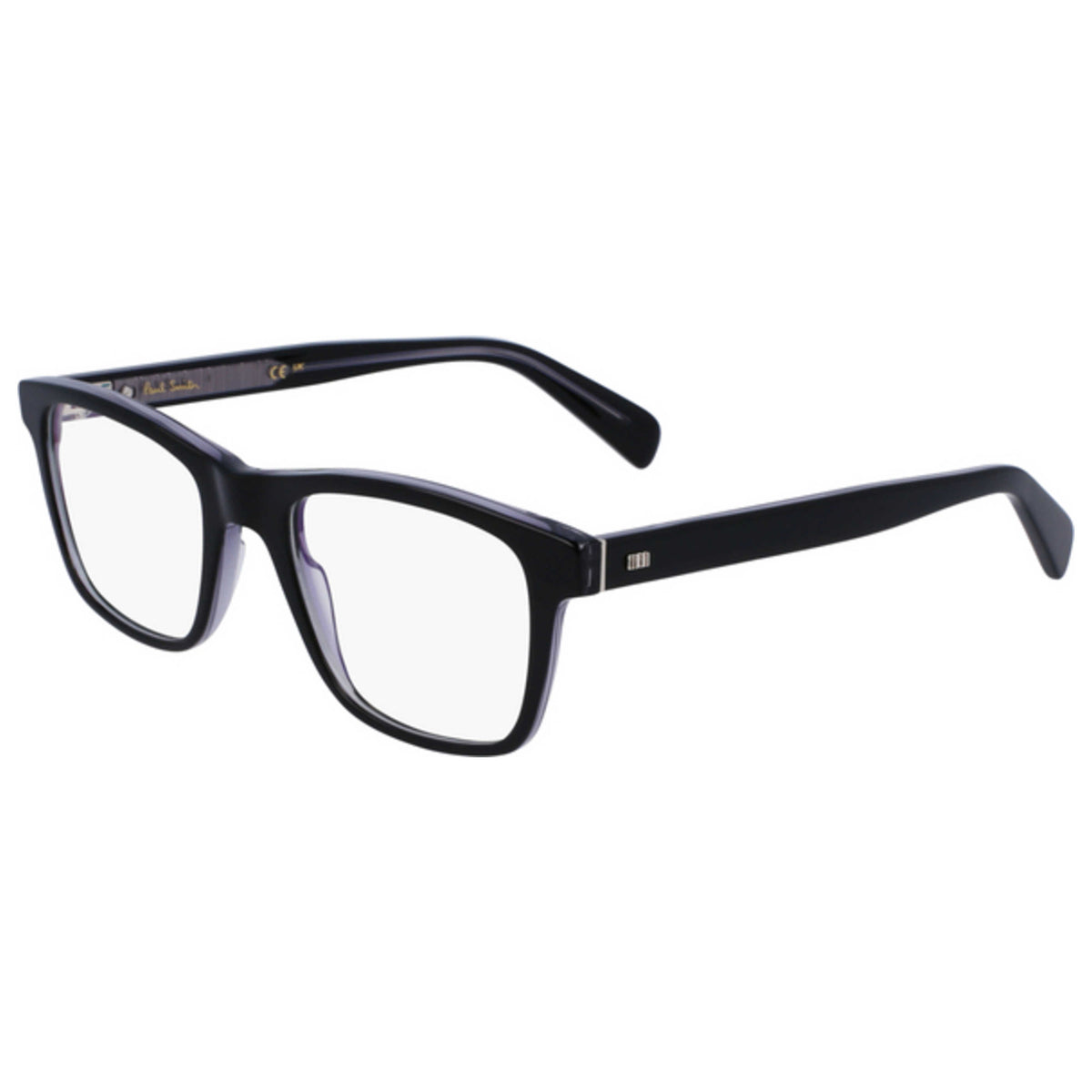 משקפי ראייה Paul Smith דגם Holborn לגברים 52 מ״מ בצבע אפור כהה