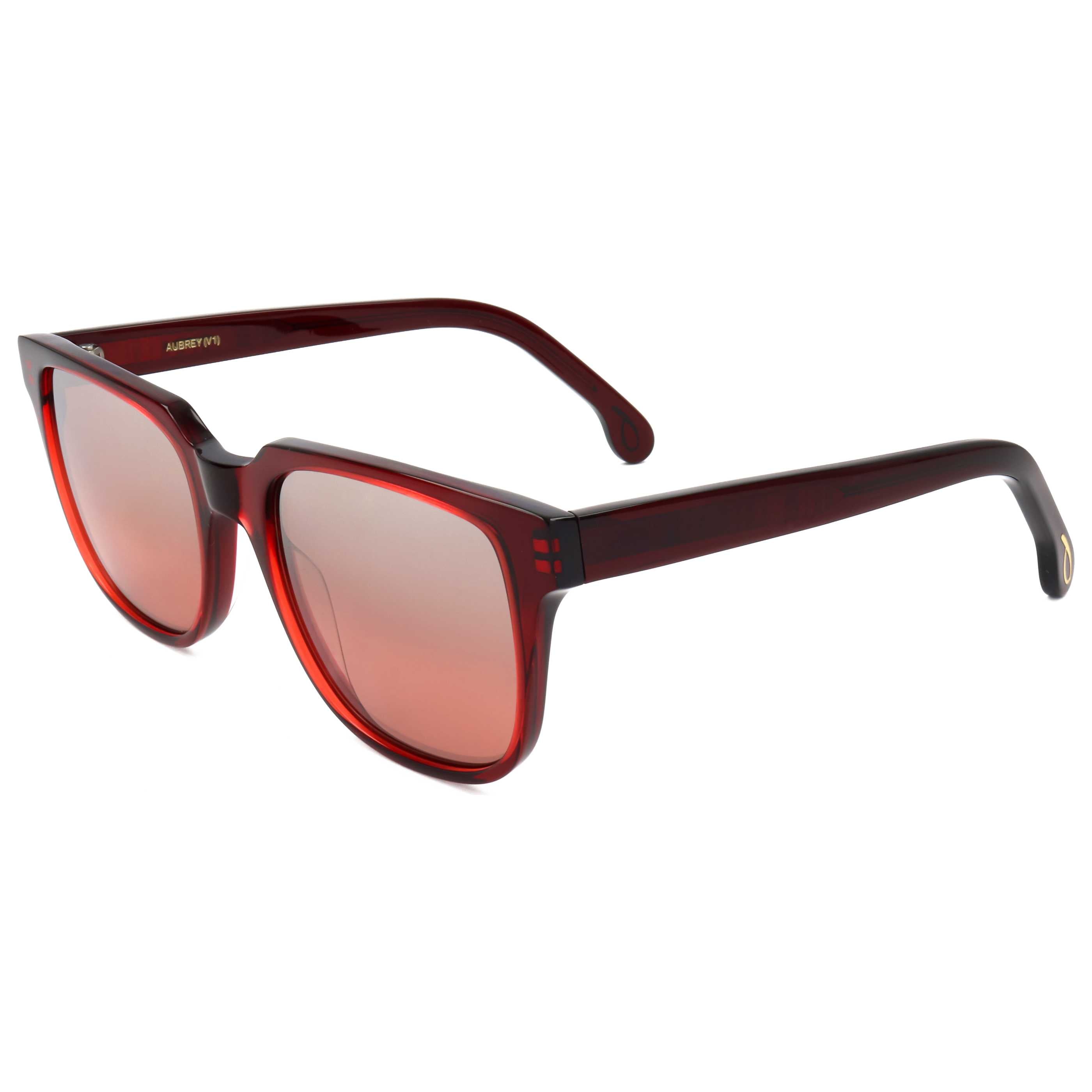 משקפי שמש Paul Smith דגם Pssn010V1Saubreyv1S יוניסקס 54 מ״מ בצבע פלאש אדום/Deep אדום