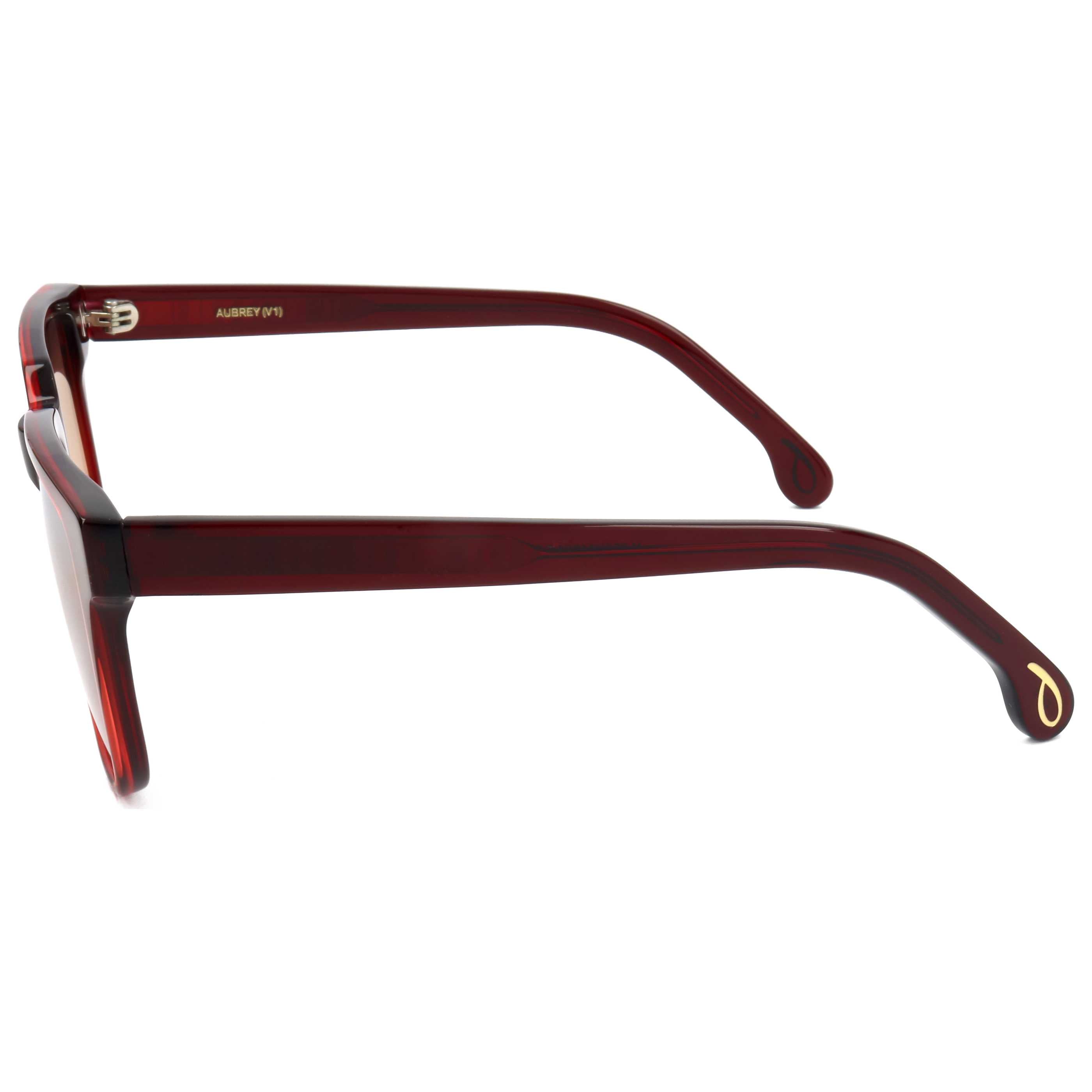 משקפי שמש Paul Smith דגם Pssn010V1Saubreyv1S יוניסקס 54 מ״מ בצבע פלאש אדום/Deep אדום