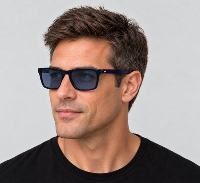Paul Smith Men's Edison 55mm Blue Sunglasses PSSN06255-003-55
