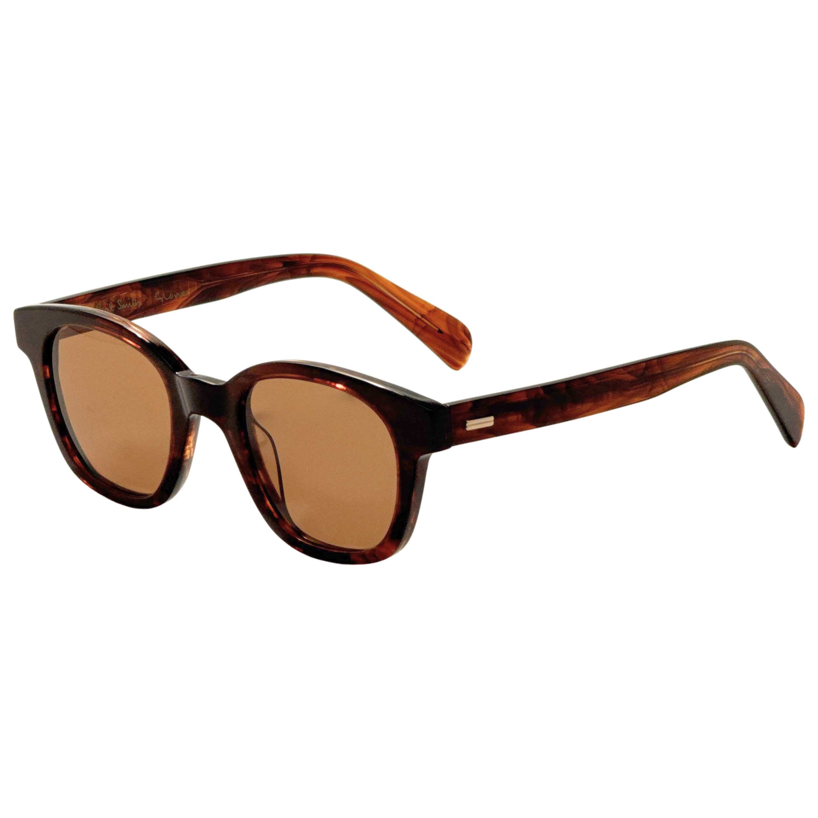 משקפי שמש Paul Smith דגם Glover יוניסקס 49 מ״מ בצבע שקוף חום הוואנה