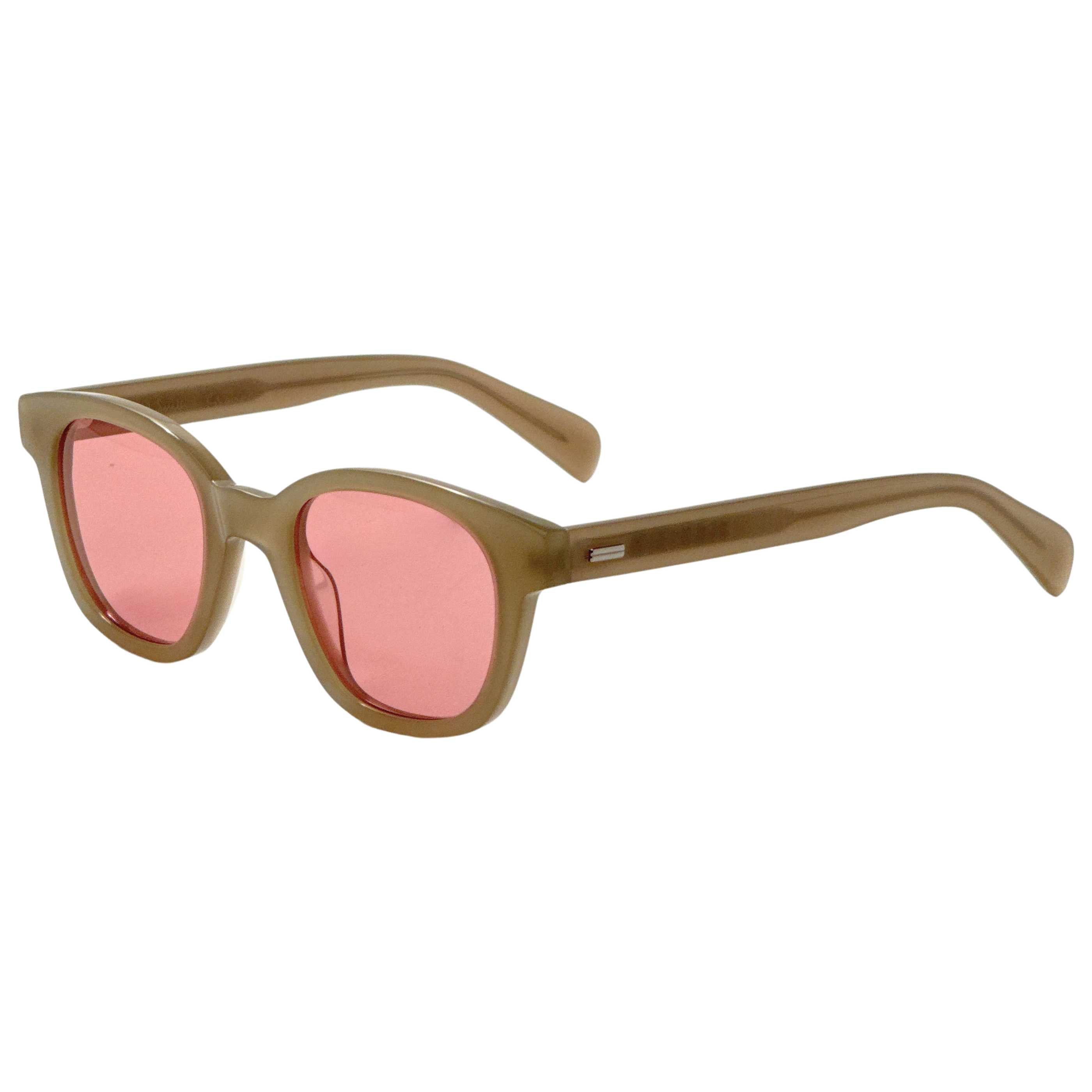 משקפי שמש Paul Smith דגם Glover יוניסקס 49 מ״מ בצבע Opal Light חום