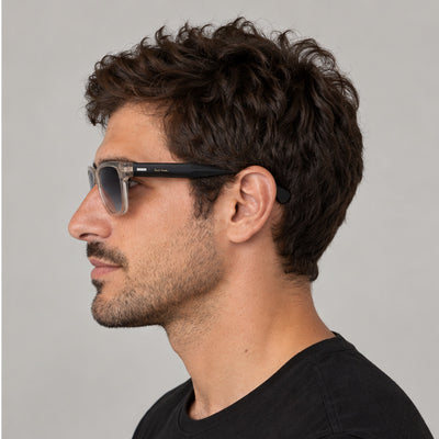 משקפי ראייה Paul Smith דגם Highgate לגברים 51 מ״מ בצבע קריסטלי חול