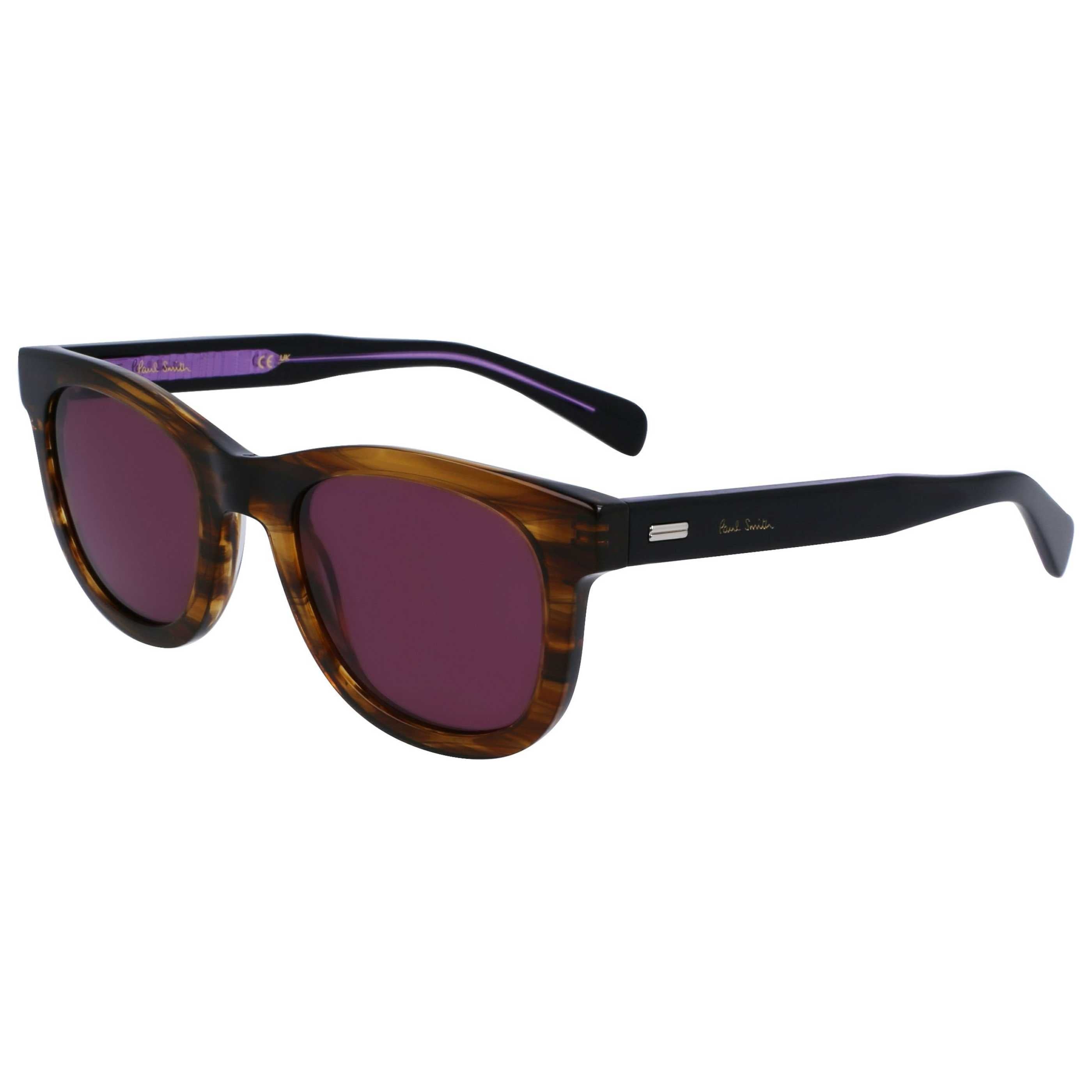 משקפי שמש Paul Smith דגם Halons יוניסקס 51 מ״מ בצבע Striped חום
