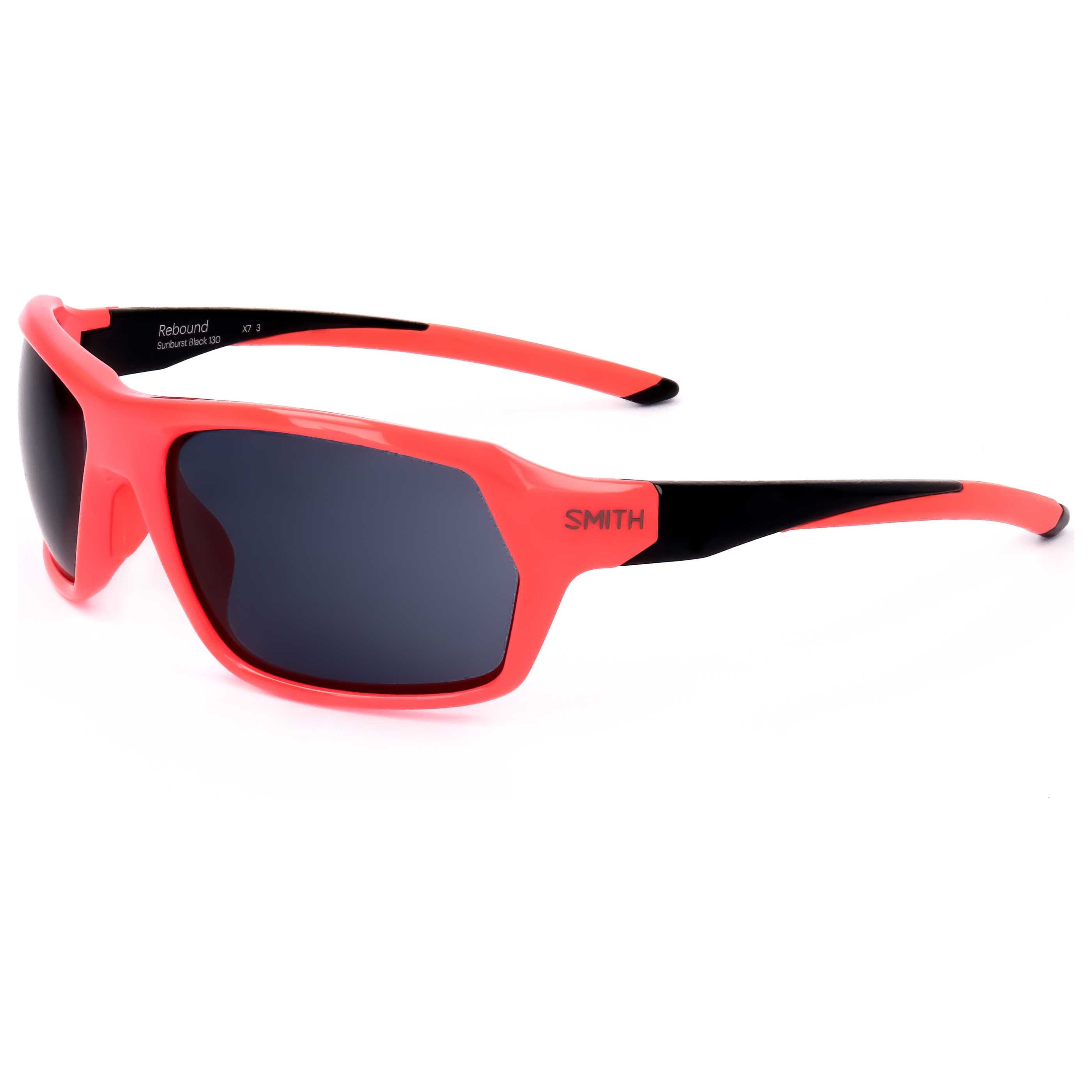 משקפי שמש Smith Optics דגם Rebound יוניסקס 59 מ״מ בצבע ורוד שחור