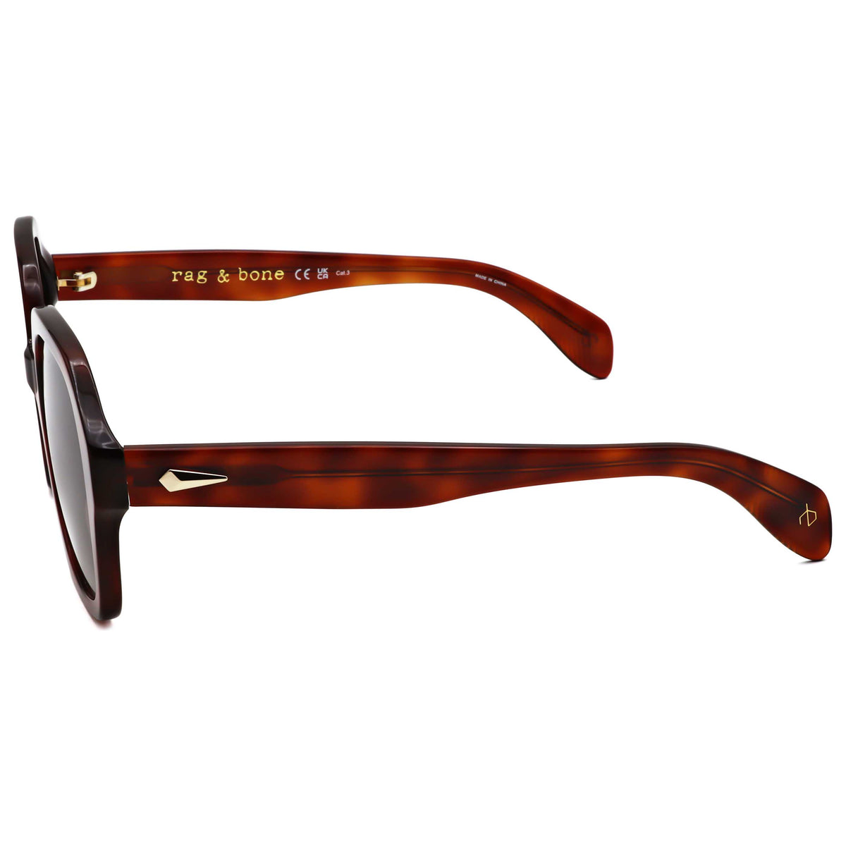 Rag & Bone Women's 53 mm Havana Brown Sunglasses RNB1063-S-9N4-53