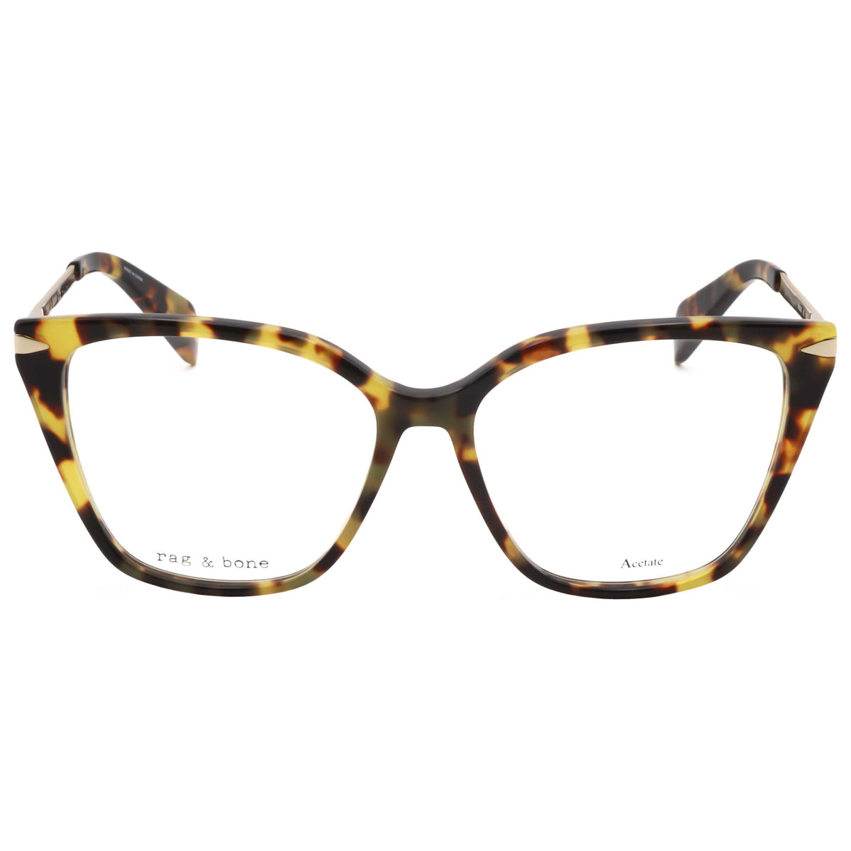 משקפי ראייה Rag & Bone דגם Rnb3005 לנשים 53 מ״מ בצבע חום הוואנה זהב