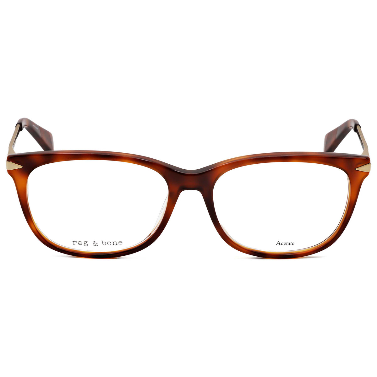 משקפי ראייה Rag & Bone דגם Rnb3006 לנשים 54 מ״מ בצבע צהוב הוואנה זהב