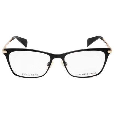 משקפי ראייה Rag & Bone דגם Rnb3007 לנשים 51 מ״מ בצבע שחור מט זהב