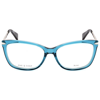 Rag & Bone Women's 52mm Blue Palladium Eyeglasses RNB3010-ECJ-52