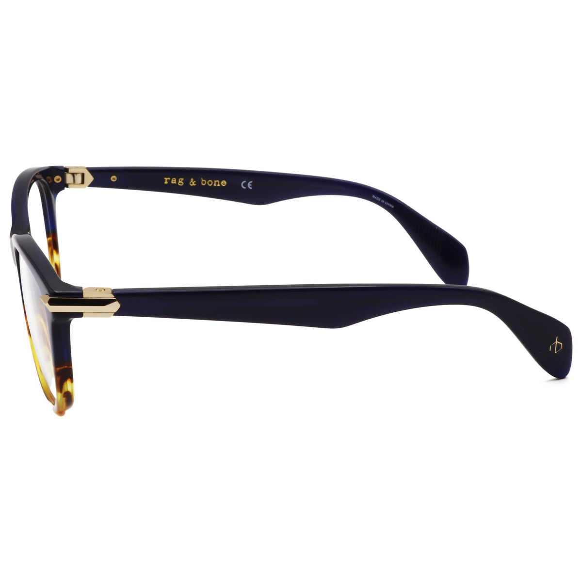 Rag & Bone Women's 51 mm Havana Blue Eyeglasses RNB3014-IPR-51