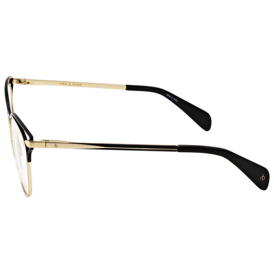 Rag & Bone Women's 51mm Gold Black Eyeglasses RNB3019-RHL-51