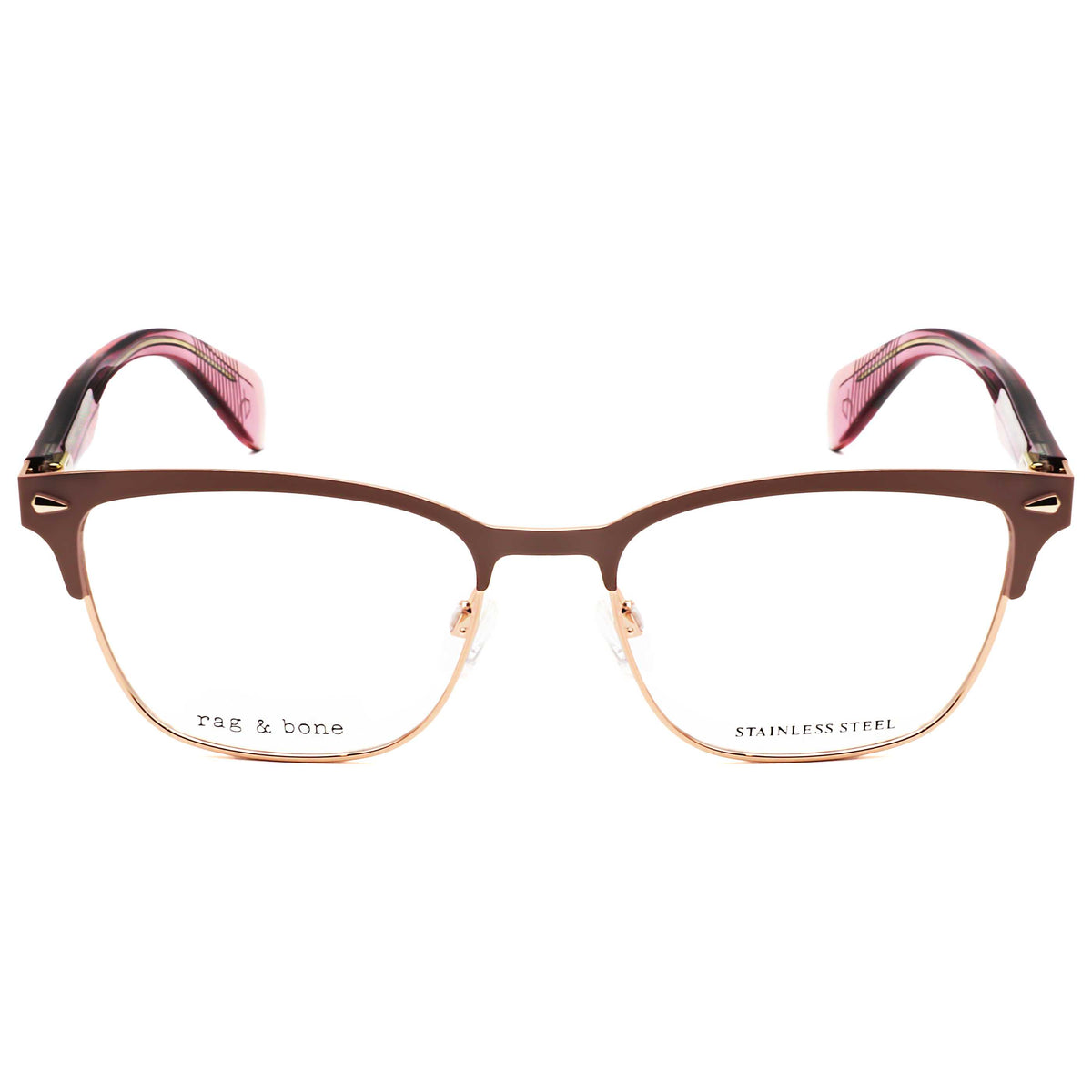 Rag & Bone Women's 51 mm Crystal Nude Eyeglasses RNB3022-79U-51