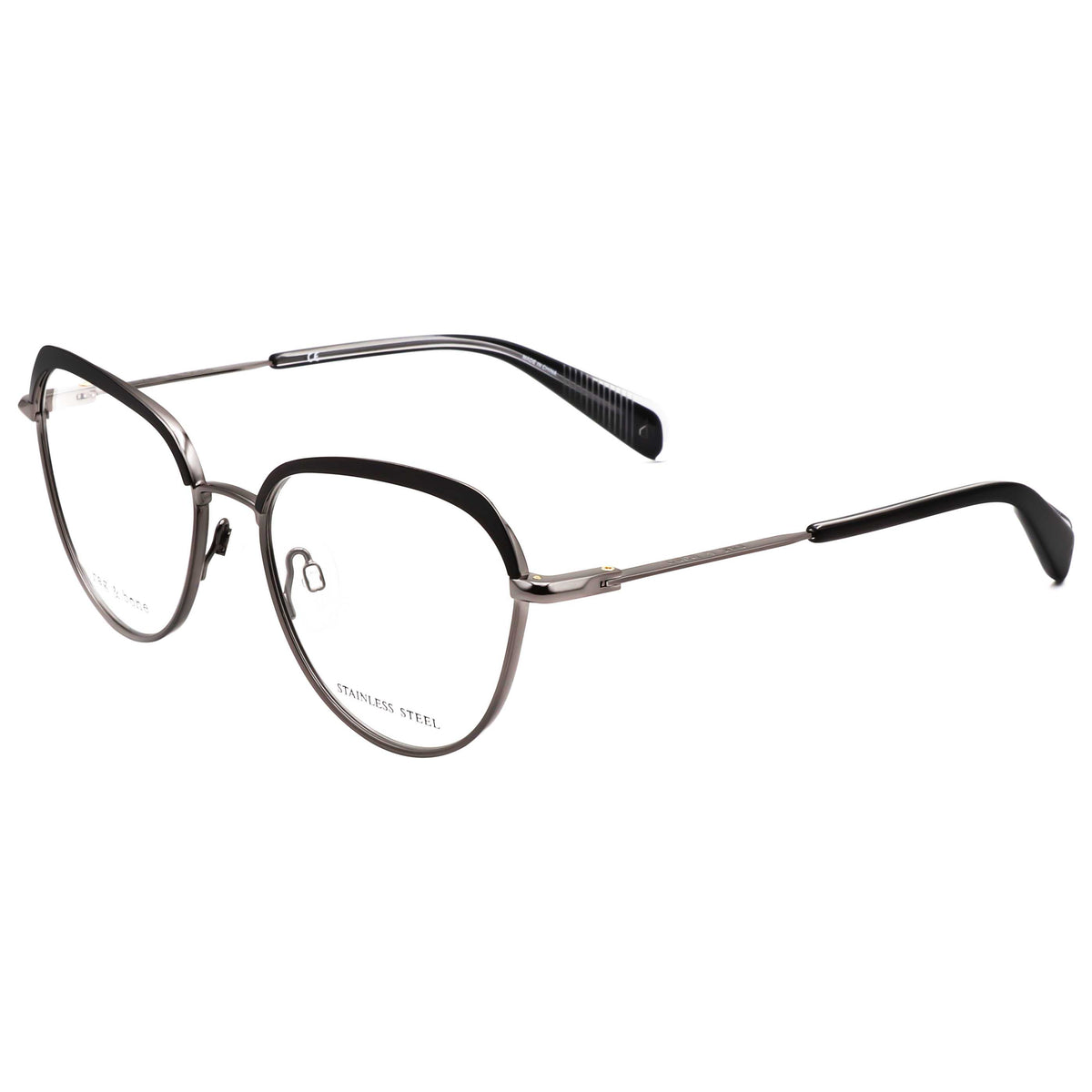 Rag & Bone Women's 52 mm Black Dark Ruthenium Eyeglasses RNB3030-G-ANS-52