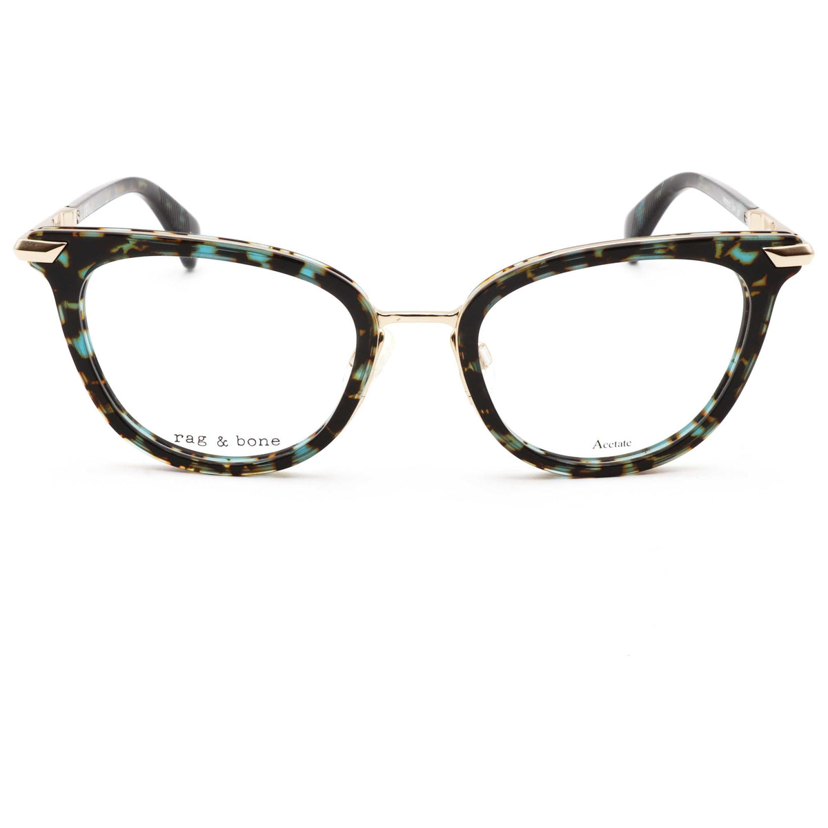 Rag & Bone Women's 51 mm Green Havana Eyeglasses RNB3051-G-XGW-51