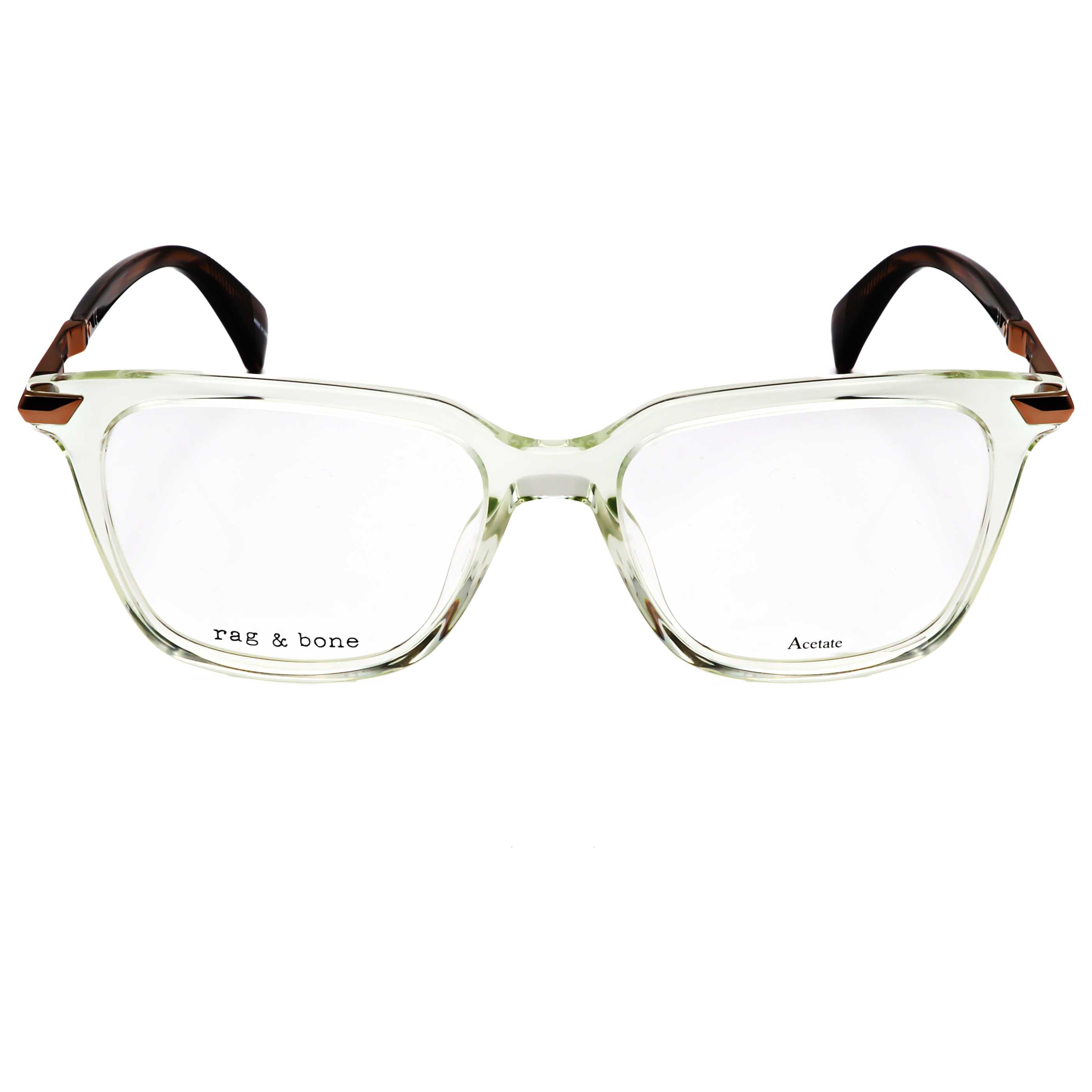 משקפי ראייה Rag & Bone דגם Rnb3055 לנשים 51 מ״מ בצבע שקוף ירוק