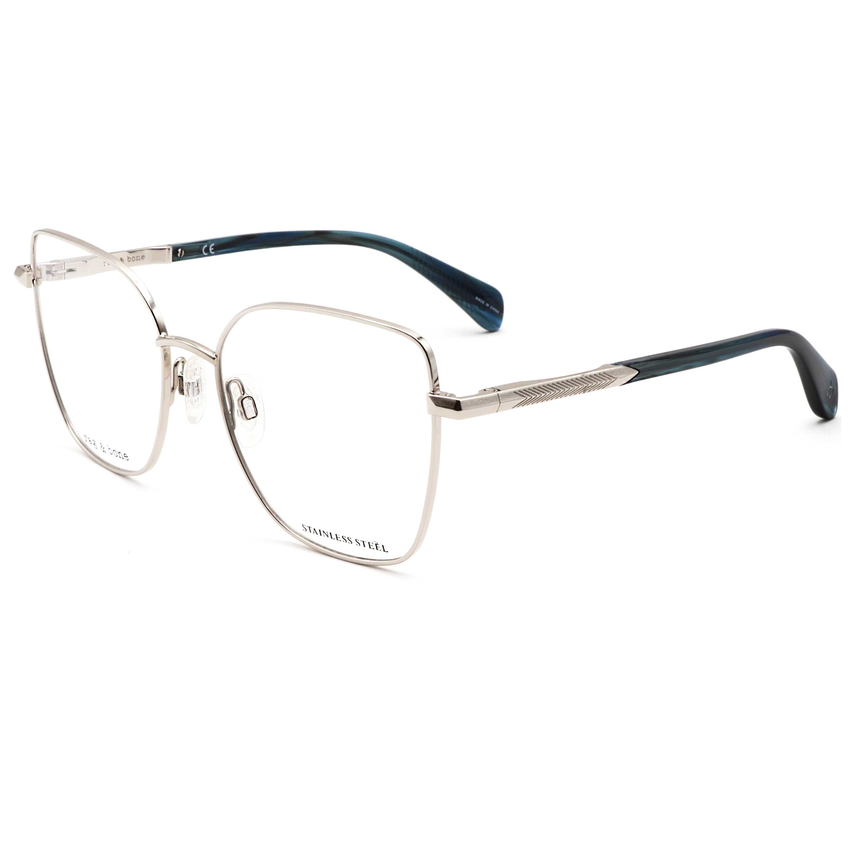 משקפי ראייה Rag & Bone דגם Rnb3056 לנשים 53 מ״מ בצבע Palladium